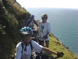 The coast path from Valley of the Rocks to Lynton